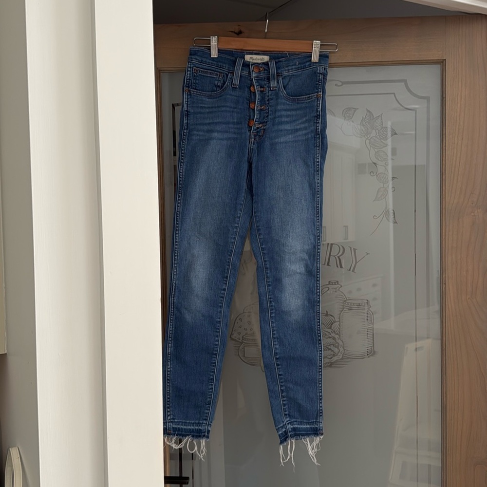 Madewell 10” hi rise skinny jeans